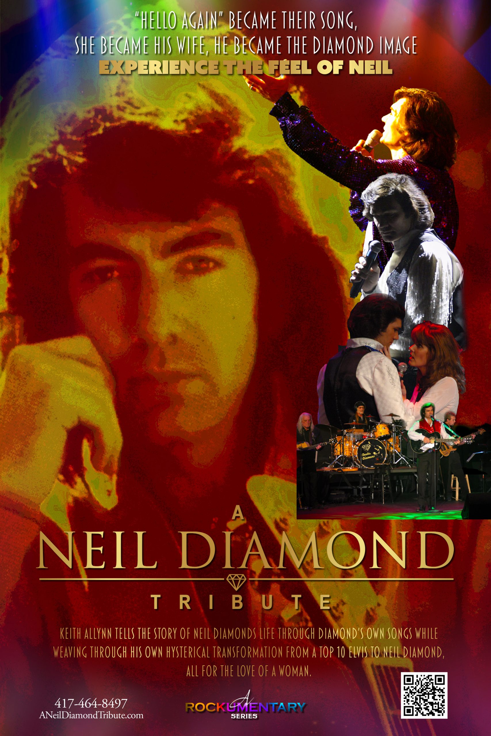 Neil Diamond Face Poster